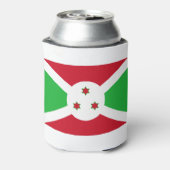 Burundi-Flagge Dosenkühler (Kanne Rückseite)