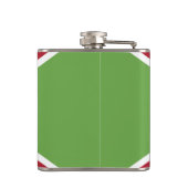 Burundi-Flagge Flachmann (Rückseite)