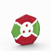 Burundi-Flagge Fotoblock (Links)