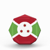 Burundi-Flagge Fotoblock (Vorderseite)
