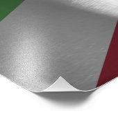 Burundi-Flagge Fotodruck (Ecke)