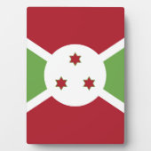 Burundi-Flagge Fotoplatte (Vorderseite)