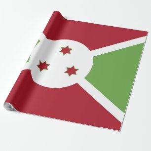 Burundi-Flagge Geschenkpapier