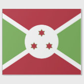 Burundi-Flagge Geschenkpapier (Flach)