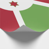 Burundi-Flagge Geschenkpapier (Ecke)