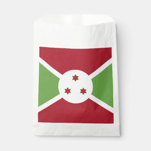 Burundi-Flagge Geschenktütchen (Vorderseite)