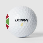 Burundi-Flagge Golfball (Logo)