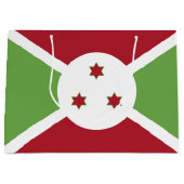 Burundi-Flagge Große Geschenktüte (Vorderseite)