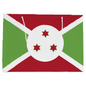 Burundi-Flagge Große Geschenktüte (Rückseite)