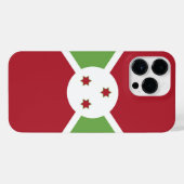 Burundi-Flagge iPhone Hülle (Rückseite (Horizontal))