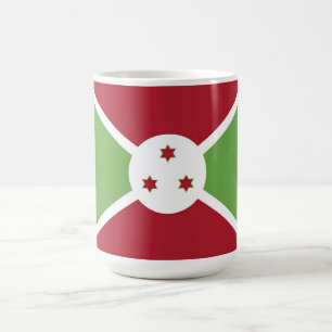 Burundi-Flagge Kaffeetasse
