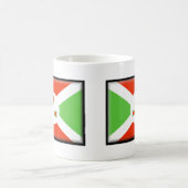 Burundi-Flagge Kaffeetasse (Mittel)