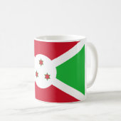 Burundi-Flagge Kaffeetasse (VorderseiteRechts)