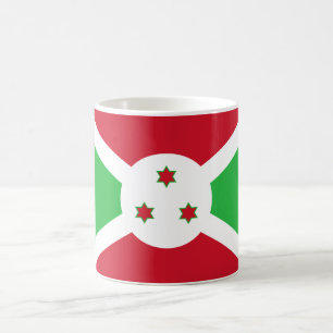 Burundi-Flagge Kaffeetasse