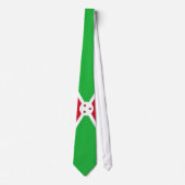 Burundi-Flagge Krawatte (Vorderseite)