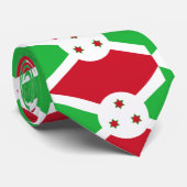 Burundi-Flagge Krawatte (Gerollt)
