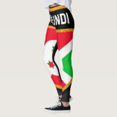 Burundi-Flagge Leggings (Links)