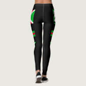Burundi-Flagge Leggings (Rückseite)