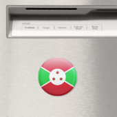 Burundi-Flagge Magnet (In Situ (Geschirrspüler))