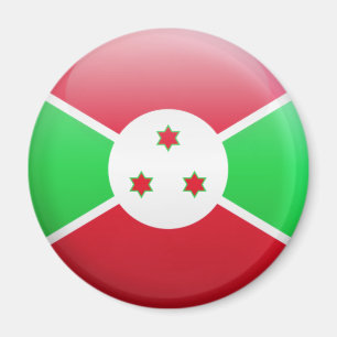 Burundi-Flagge Magnet