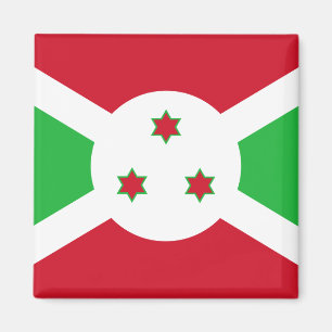 Burundi-Flagge Magnet