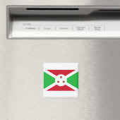 Burundi-Flagge Magnet (In Situ (Geschirrspüler))