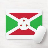 Burundi-Flagge Mousepad (Mit Mouse)