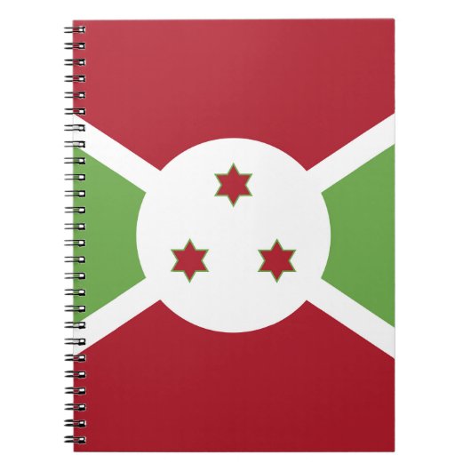 Burundi-Flagge Notizblock (Vorderseite)