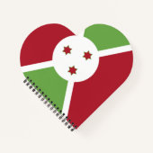 Burundi-Flagge Notizblock (Vorderseite)