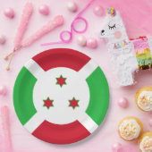 Burundi-Flagge Pappteller (Party)