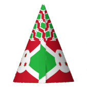 Burundi-Flagge Partyhütchen (Rückseite)