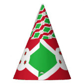 Burundi-Flagge Partyhütchen (Links)