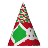Burundi-Flagge Partyhütchen (Rechts)
