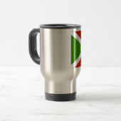 Burundi-Flagge Reisebecher (Vorderseite Links)