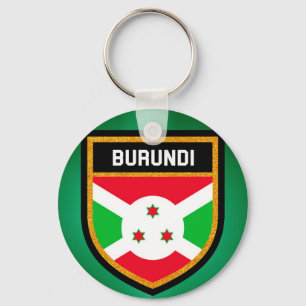 Burundi-Flagge Schlüsselanhänger