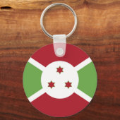 Burundi-Flagge Schlüsselanhänger (Vorderseite)