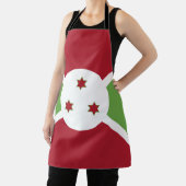 Burundi-Flagge Schürze (InSitu)