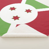 Burundi-Flagge Sherpadecke (3/4)