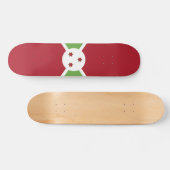 Burundi-Flagge Skateboard (Horizontal)
