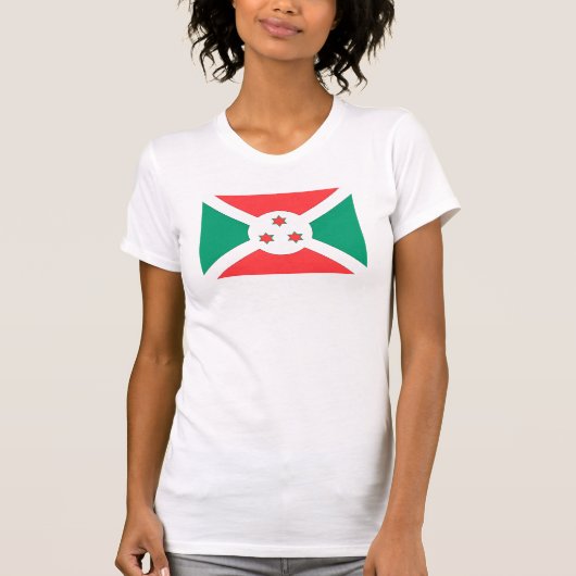 Burundi-Flagge T-Shirt (Vorderseite)