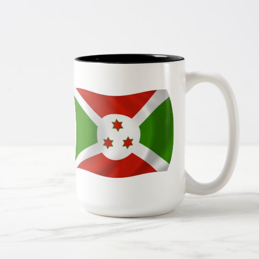 Burundi-Flagge Tasse (Rechts)