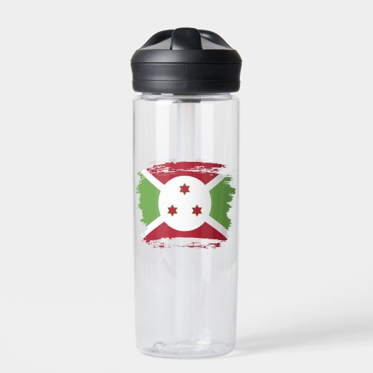 Burundi-Flagge Trinkflasche (Vorderseite)