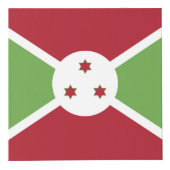 Burundi-Flagge Würfel (Vorderseite)
