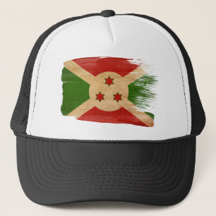 Burundi-Flaggen-Fernlastfahrer-Hut Truckerkappe