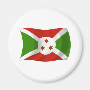 Burundi-Flaggenmagnet Magnet