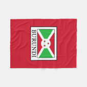 Burundi Fleecedecke (Vorderseite (Horizontal))