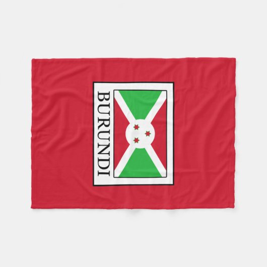 Burundi Fleecedecke (Vorderseite (Horizontal))