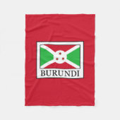 Burundi Fleecedecke (Vorderseite)
