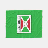 Burundi Fleecedecke (Vorderseite (Horizontal))