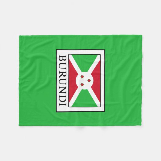 Burundi Fleecedecke (Vorderseite (Horizontal))